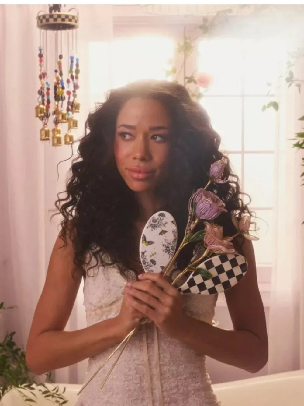 Wet Brush x MacKenzie Childs OG Detangler Hair Brush - Butterfly Toile